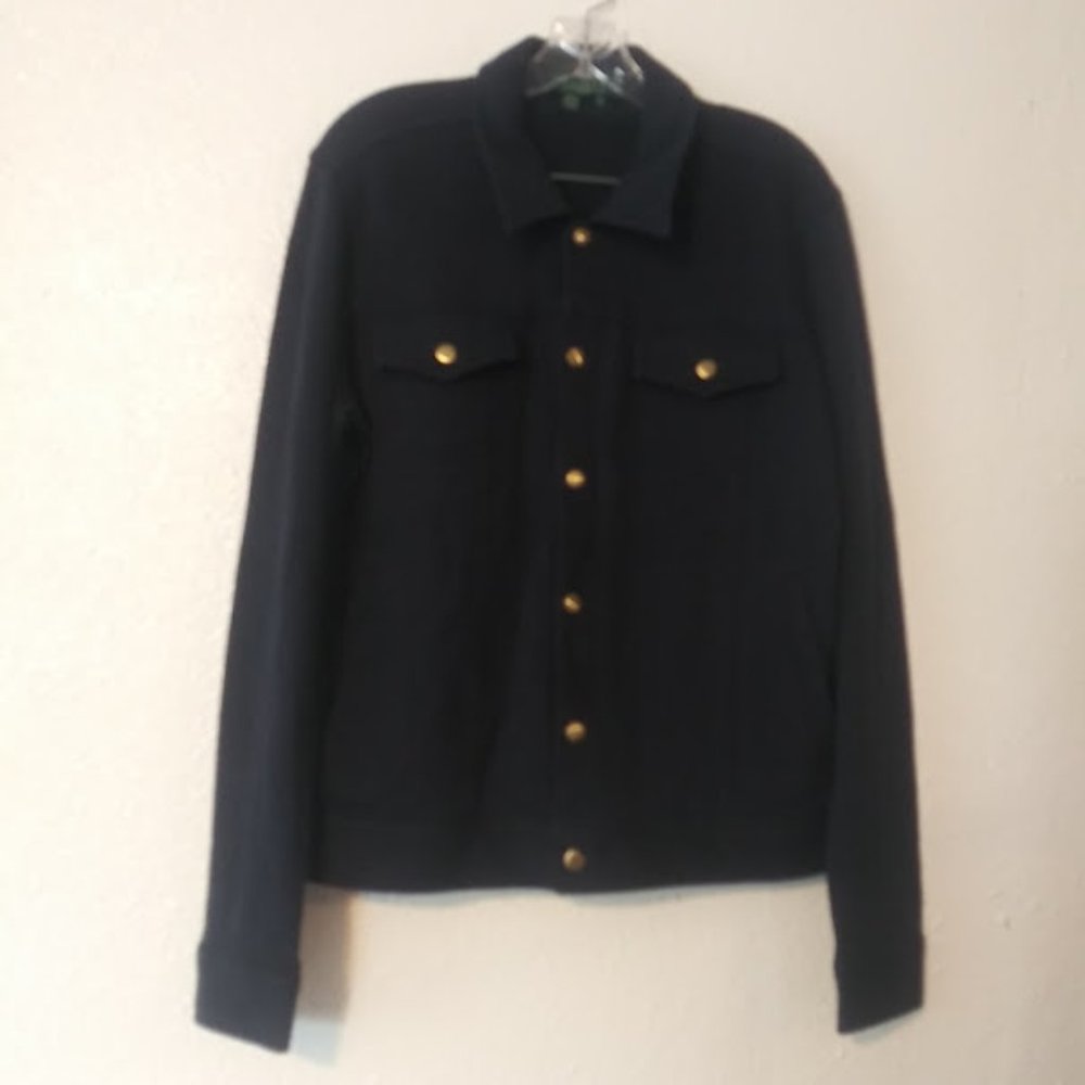 Lauren Ralph Lauren Women's size L Navy Blue button up jacket